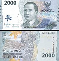 *2 000 Rupií Indonézia 2022 P163a UNC - Kliknutím na obrázok zatvorte -